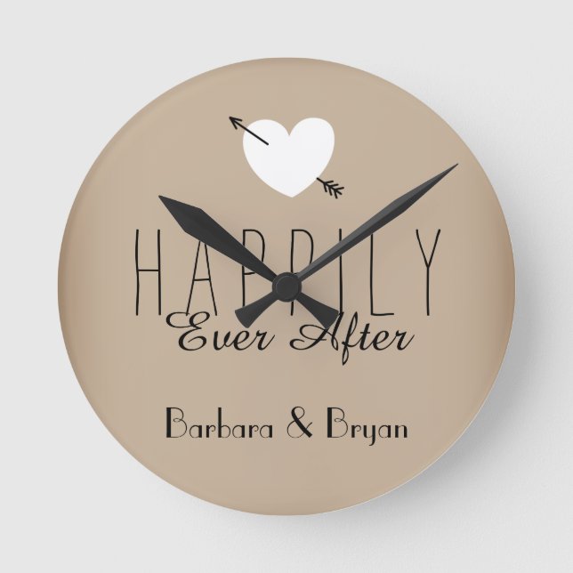 Happily Ever After Wall Clock (Front)