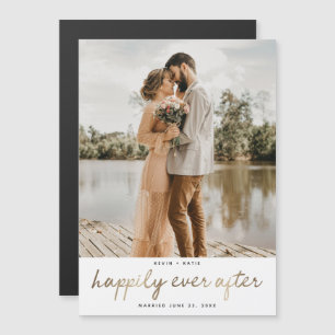 Happily Ever After Wedding Announcement