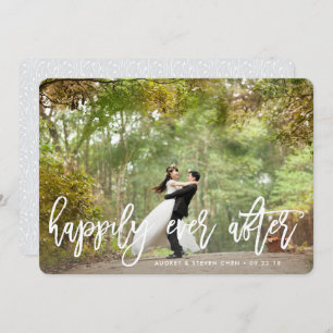 Happily Ever After   Wedding Announcement