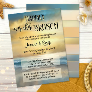 Happily Ever After Wedding Beach Brunch Invitation