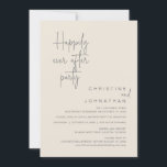 Happily Ever After Wedding Elopement Party Invitation<br><div class="desc">Announce your happily ever after in style with our modern script design wedding elopement party invitation card. Our Happily Ever After Party invitation card is ideal for couples who have decided to elope and want to host a party to celebrate their union. With its sophisticated yet playful design, this invitation...</div>
