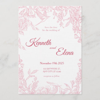 Happily Ever After Wedding Invitation