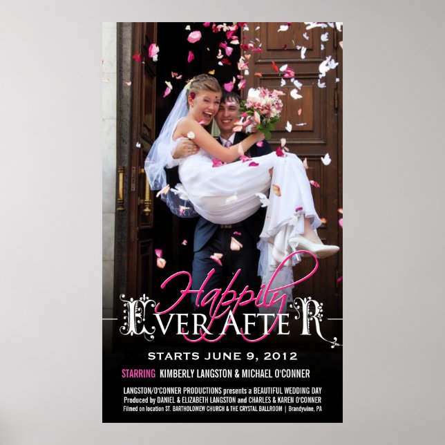 Happily Ever After - Wedding Movie Poster (Front)