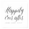 Happily Ever After Wedding Poster | Black