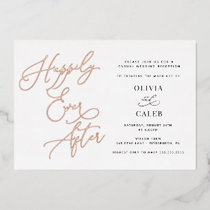 Happily Ever After Wedding Reception