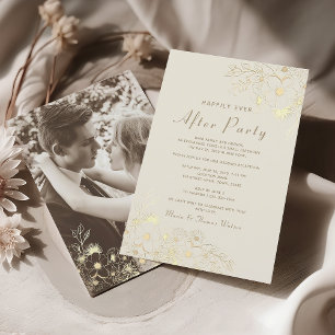 Happily Ever After Wedding Reception Invitation