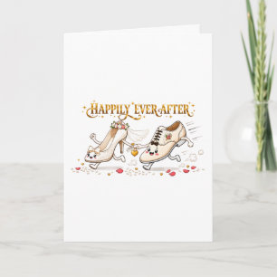 Happily Ever After Wedding Shoes Card