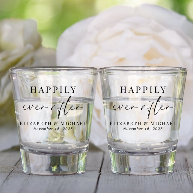 Happily Ever After Wedding Shot Glass (Creator Uploaded)