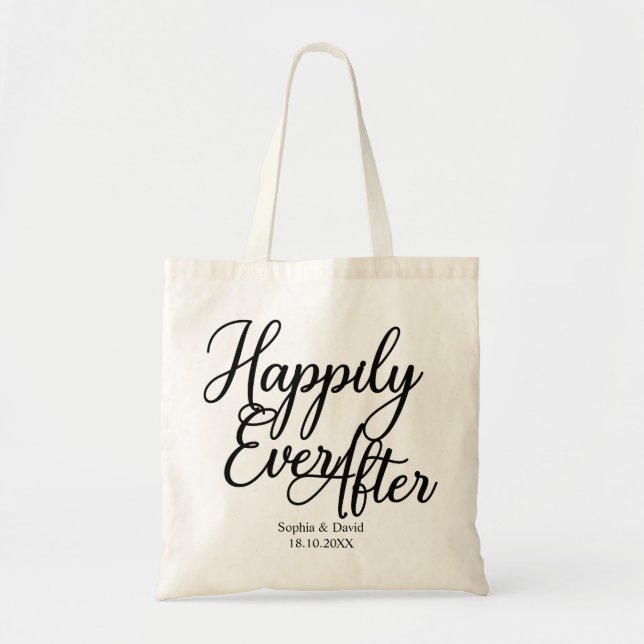 Happily ever after Wedding  Tote Bag (Front)