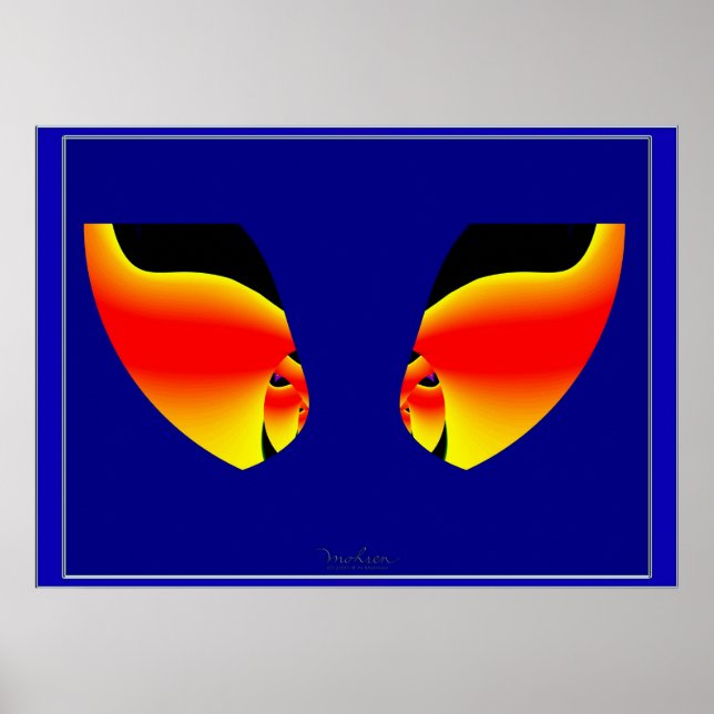 Happily Greeting Red Fish Poster (Front)