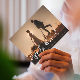 Happily Married Elopement Postcard