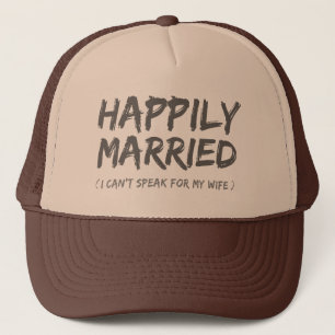 Happily Married Funny hat