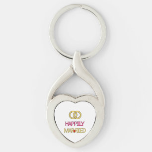 Happily Married Key Ring