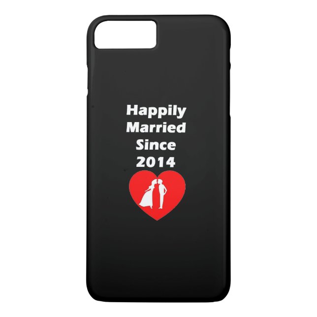 Happily Married Since 2014 Case-Mate iPhone Case (Back)