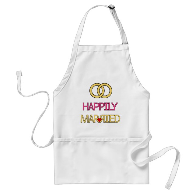 Happily Married Standard Apron (Front)