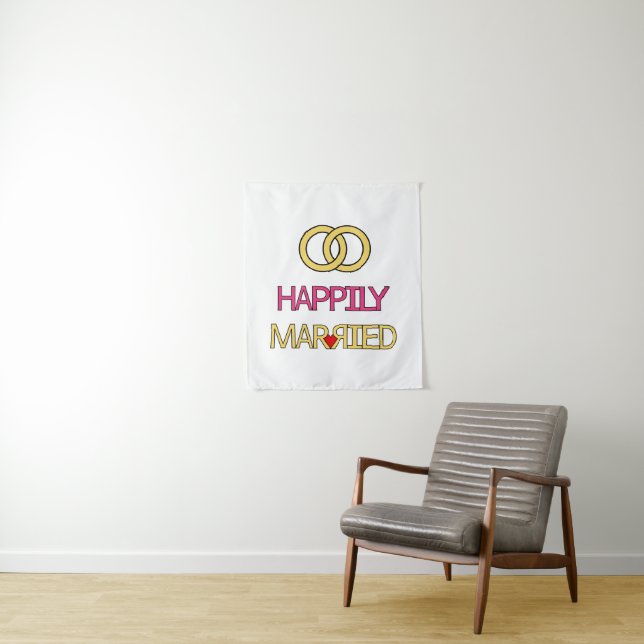 Happily Married Tapestry (In Situ)