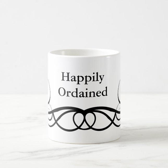 Happily Ordained Coffee Mug (Center)