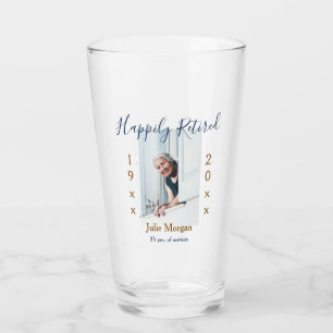 happily retired photo 19XX-20XX YEARS OF SERVICE P Glass