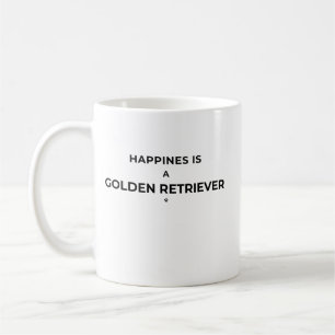 Happines Is a Golden Retriever Coffee Mug