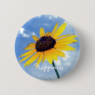 Happiness 6 Cm Round Badge