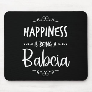 Happiness Being A Bcia Poland Polish Grandma Mouse Pad