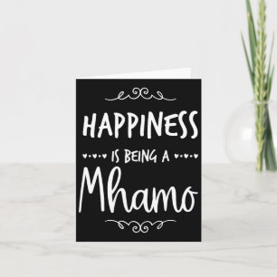Happiness Being A Mhamo Ireland Irish Grandma Card