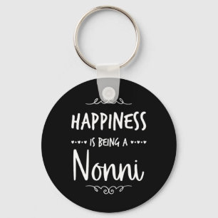 Happiness Being A Nonni Italy Italian Grandma  Key Ring