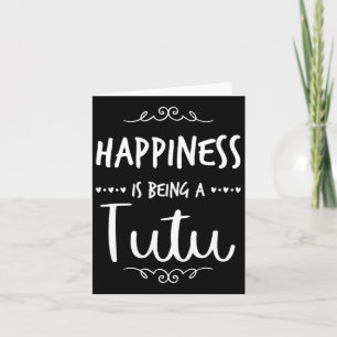 Happiness Being A Tutu Hawaii Hawaiian Grandma Card
