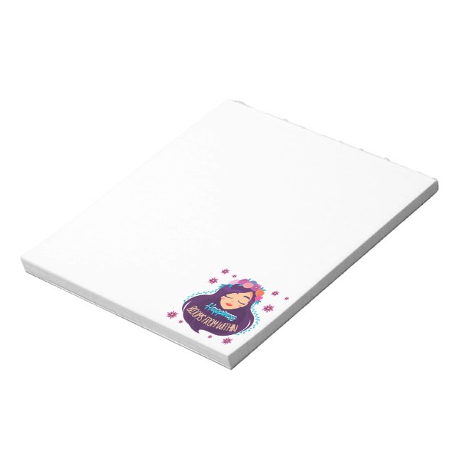Happiness Blooms From Within Notepad (Rotated)