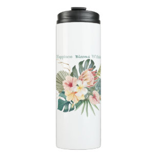 Happiness Blooms Within Thermal Tumbler