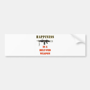 HAPPINESS BUMPER STICKER