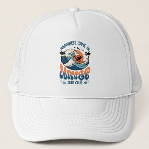 Happiness Came In Waves Summer Trucker Hat