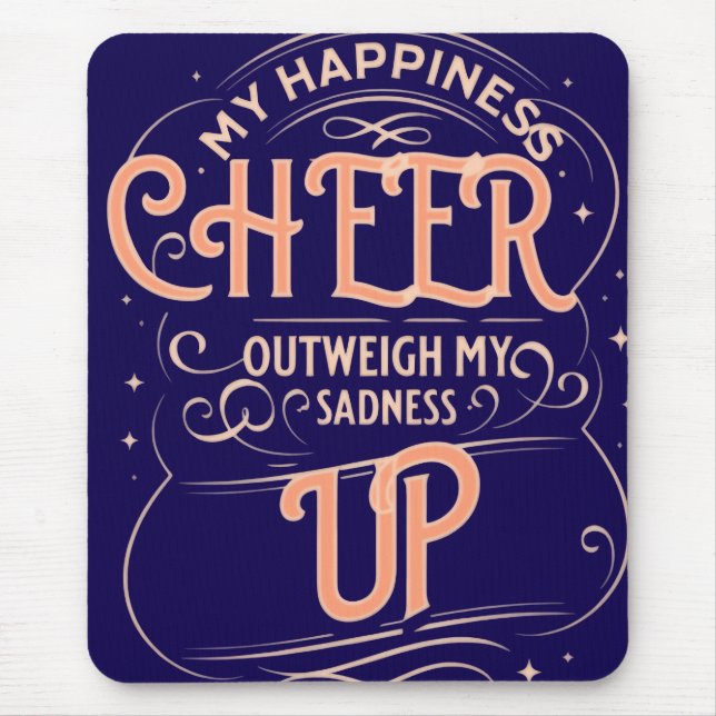  HAPPINESS CHEER UP  MOUSEPAD  (Front)