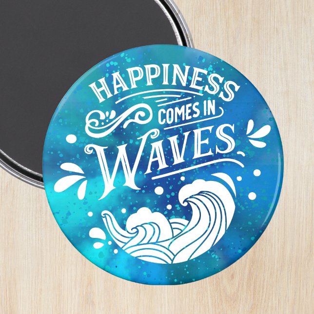 Happiness Come In Waves Cruise Door Magnet (Creator Uploaded)