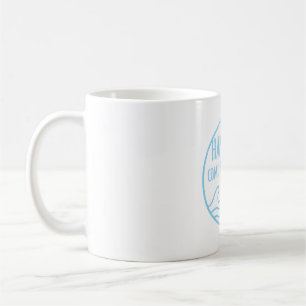 Happiness Comes In Waves Saying Coffee Mug