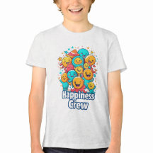 Happiness Crew – Cute Smiley Squad Youth T-Shirt