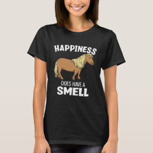 Happiness Does Have A Smell Miniature Horse T-Shirt