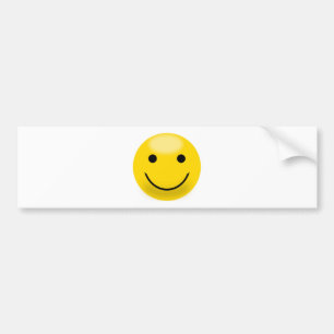 Happiness Face Bumper Sticker
