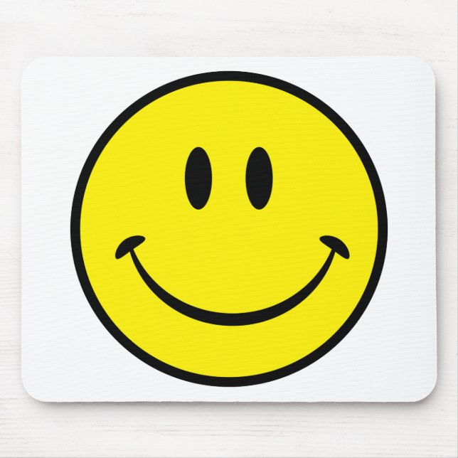 Happiness Face Mouse Pad (Front)