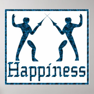 Happiness: Fencing Poster