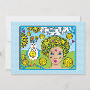 Happiness_Flat Card 7"x5"