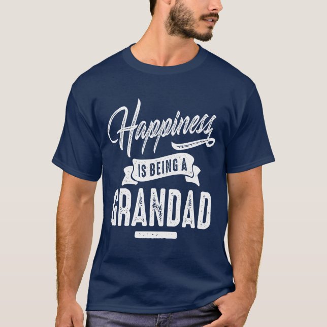 Happiness Grandad T-Shirt (Front)