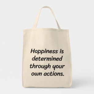 Happiness Grocery Tote Bag