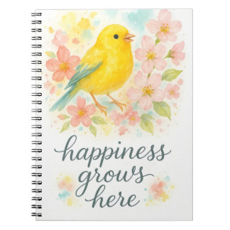 Happiness Grows Here Notebook