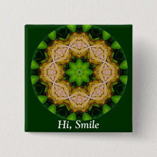 Happiness & Holidays_ 15 Cm Square Badge
