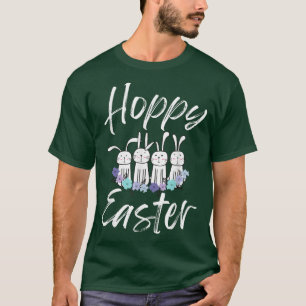 Happiness Hoppy Easter Holidays March April Spring T-Shirt
