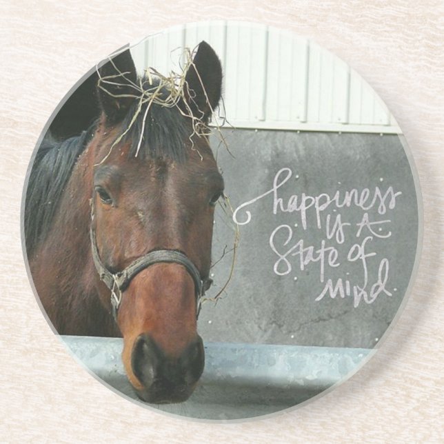 Happiness Horse Coaster (Front)