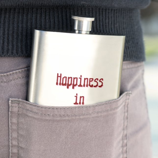 Happiness in Solitude Classic Flask (In Situ)