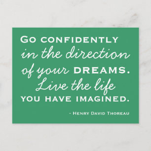 Happiness Inspiration -  Motivational Postcard