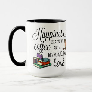 Happiness Is a Brenda K Davies Book Mug